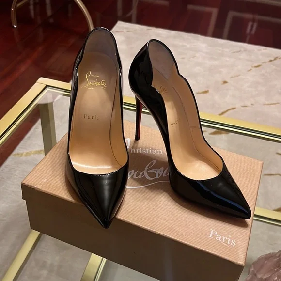 Patent Leather Louboutin Christian Louboutin Hot Chick 100 Patent